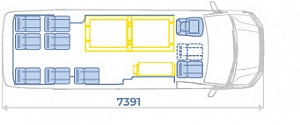 Автобус для перевозки инвалидов Volkswagen Crafter (2239D4)